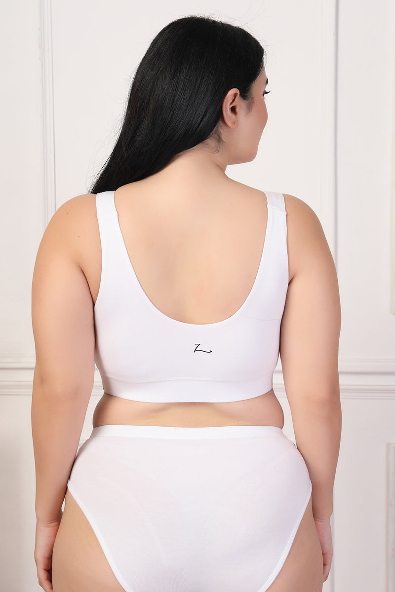 Close-up shows easy-access nursing clips for quick, effortless feeding.