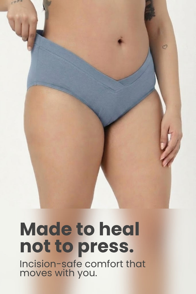 Modal C-Section Panty - Mist