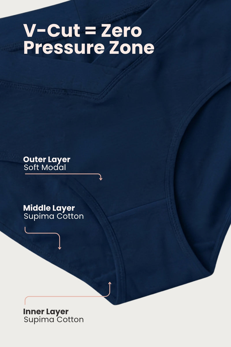 Modal C-Section Panty - Airforce