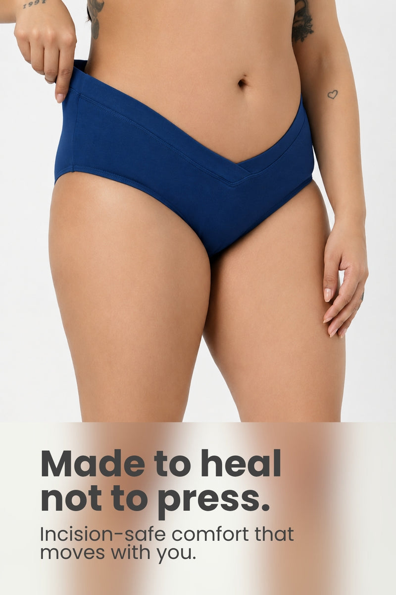 Modal C-Section Panty - Airforce