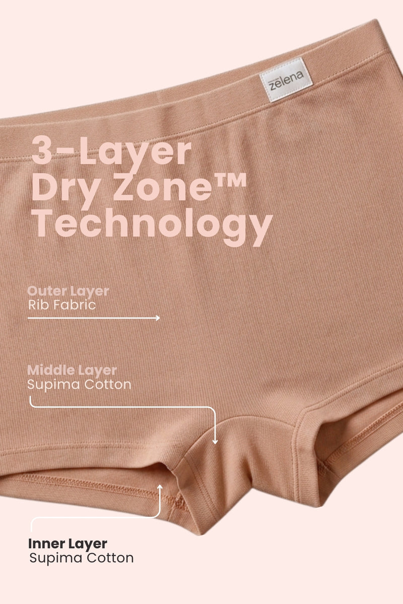 Pregnancy Panty – Over-the-Belly (Rib Textured) - Skin