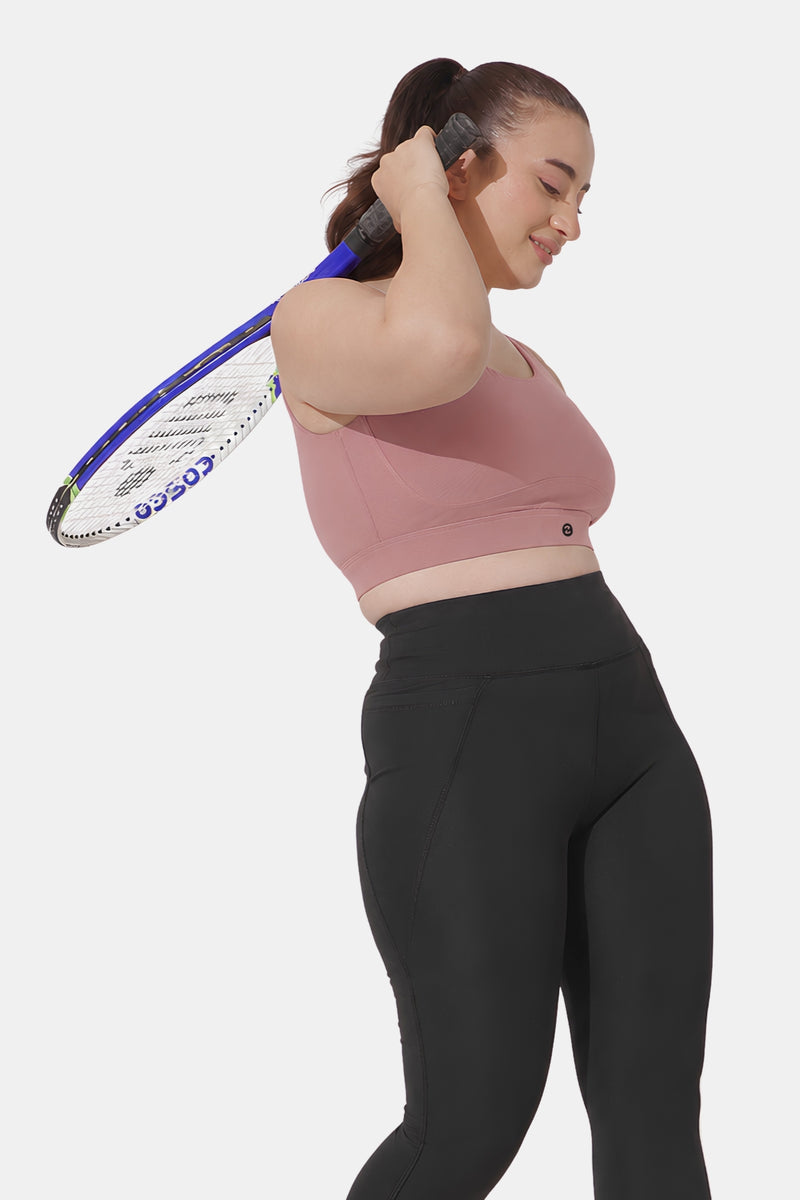 Sculpt & Lift Cotton Sports Bra - Hazel