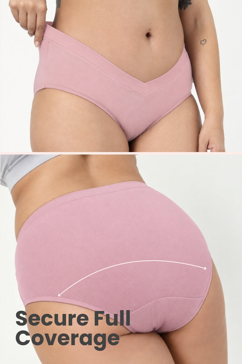Modal C-Section Panty - Light Pink