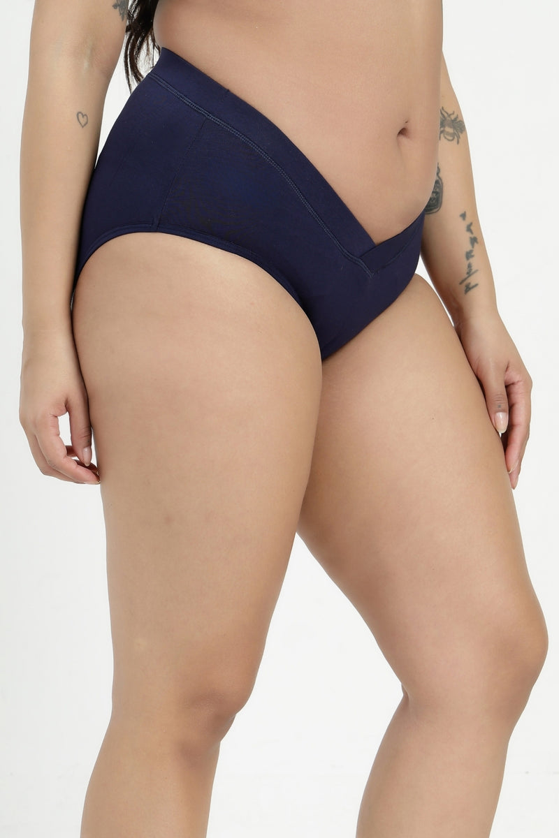 Modal C-Section Panty - Navy