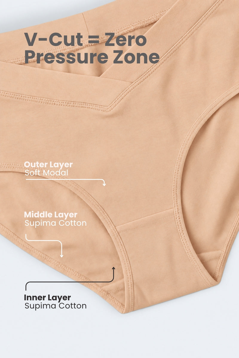 Modal C-Section Panty - Skin