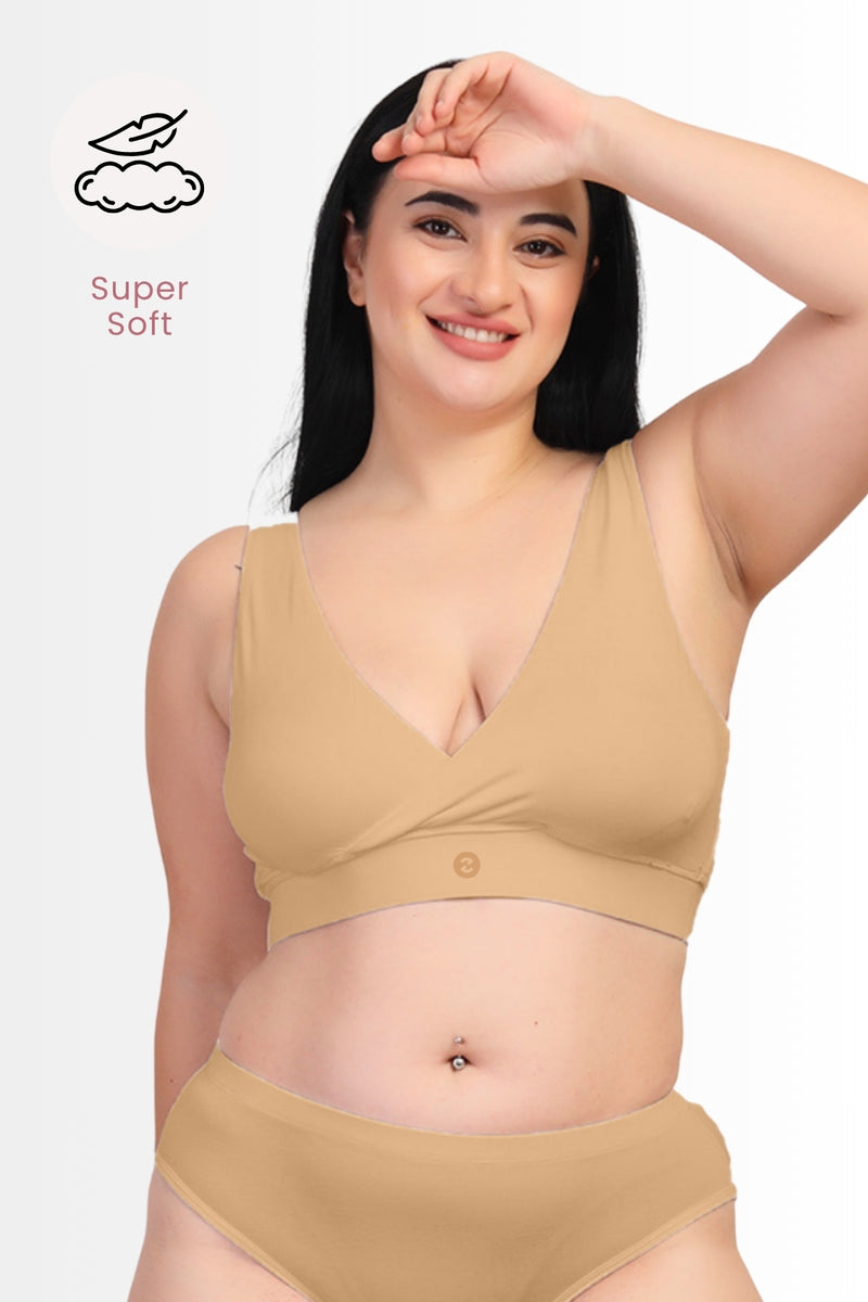 Skin Color Padded Bra; neutral shade provides discretion under all clothing.