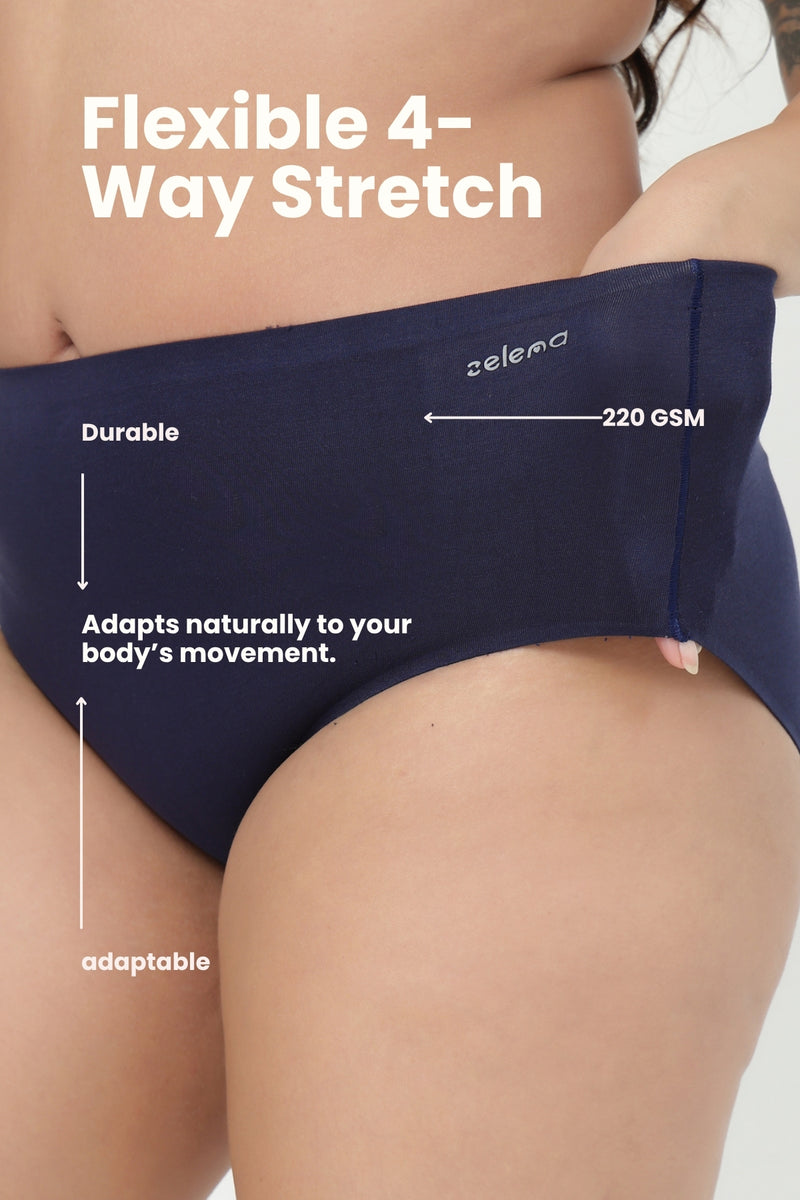 The Invisible Panty (Modal | High Rise | Navy)