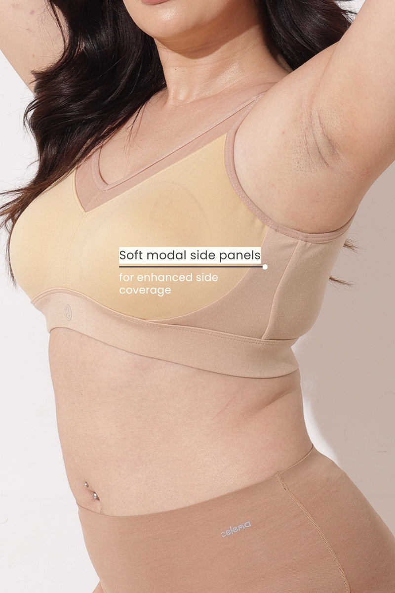 Sculpt & Lift Moulded Bra - Skin