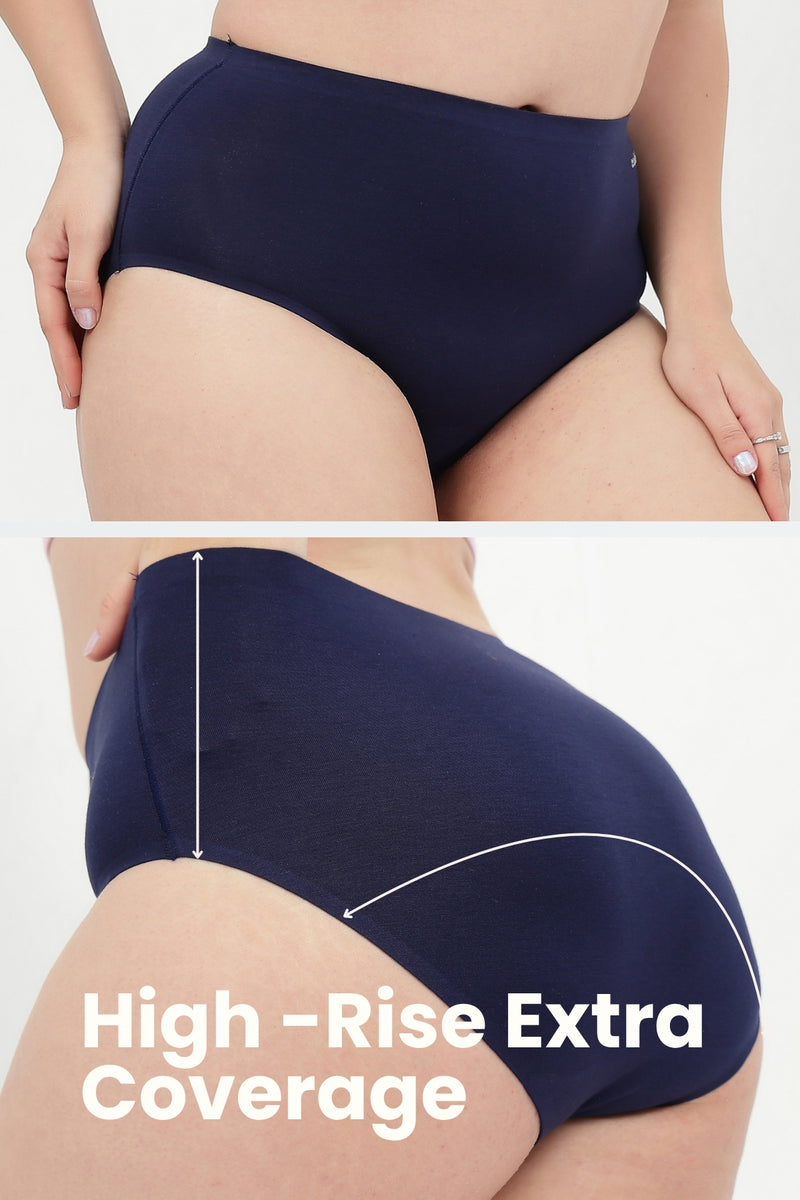 The Invisible Panty (Modal | High Rise | Navy)