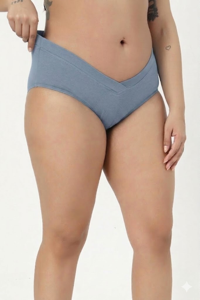 Modal C-Section Panty - M-Blue