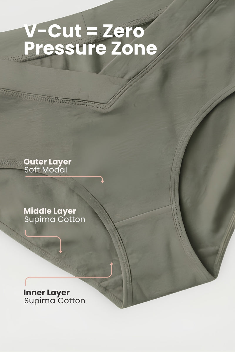 Modal C-Section Panty - Matcha