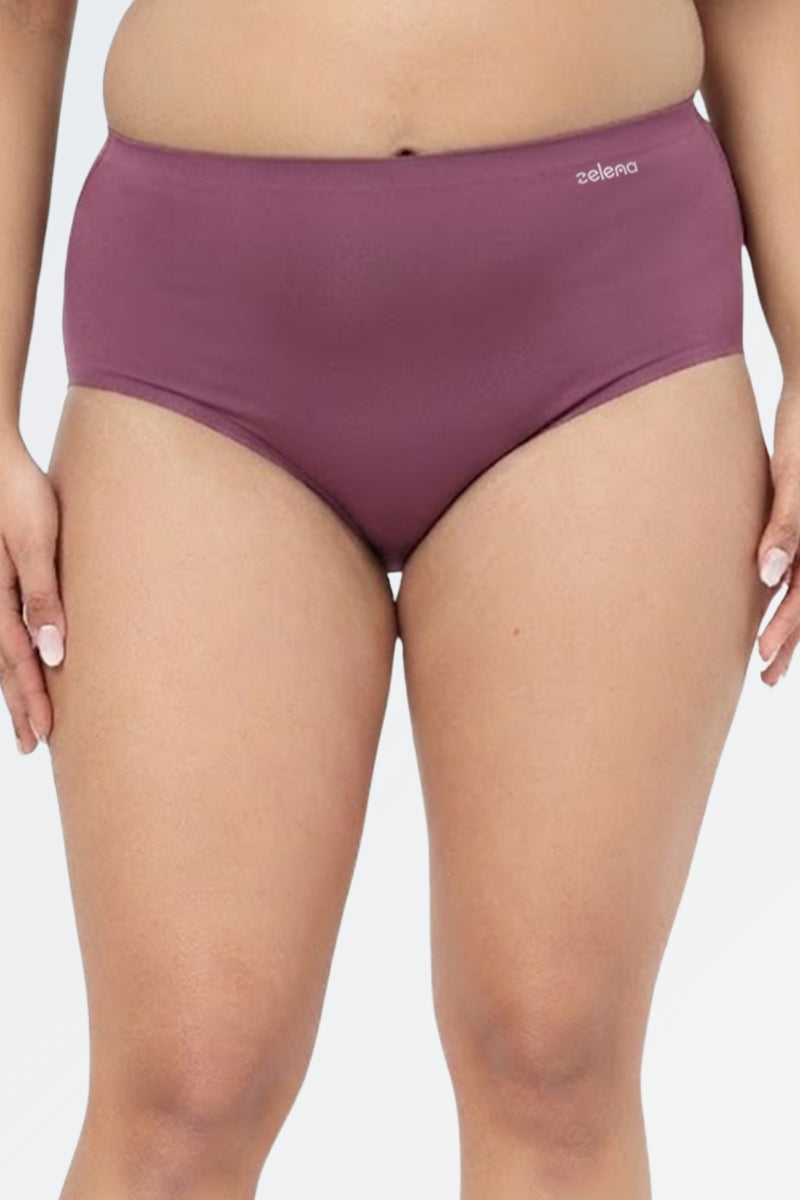 The Invisible Panty (Cotton | High Rise | Mauve)