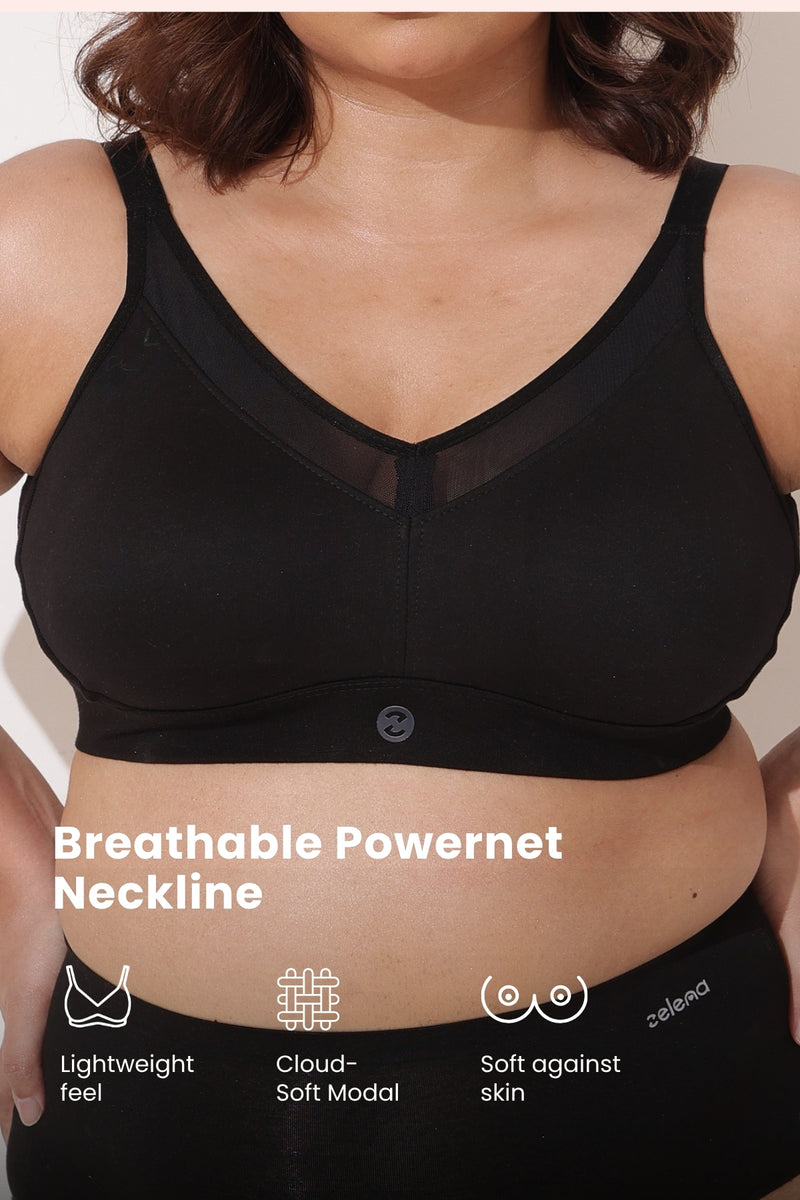 Sculpt & Lift Moulded Bra - Black