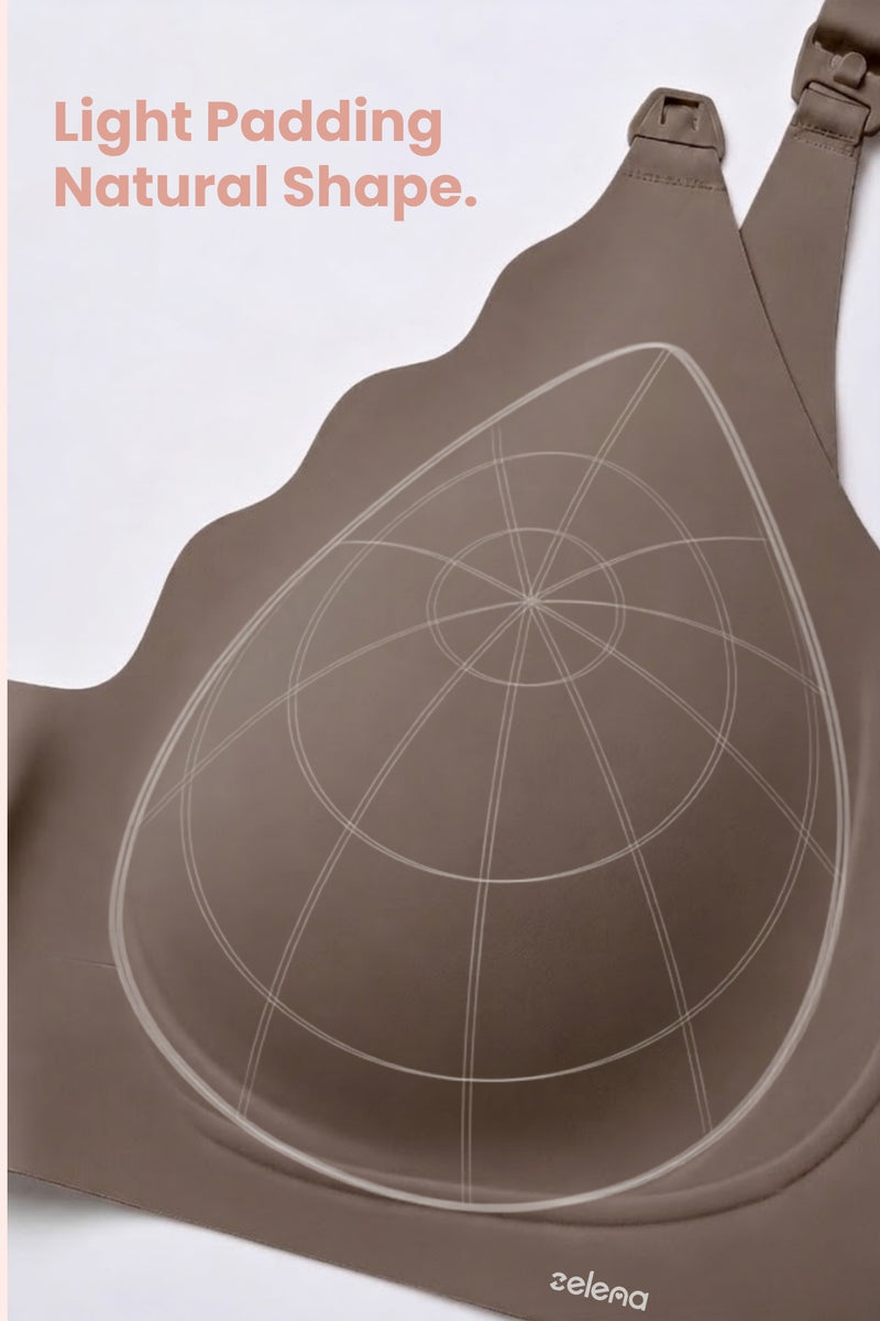 Sculpt & Lift Scallop Nursing Bra - Chrome