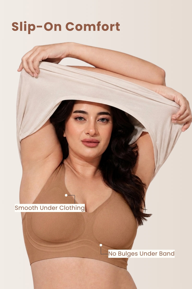 Sculpt & Lift Wave Edition Bra - Amber