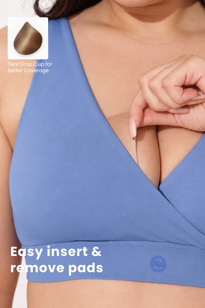 247 (Upgraded) Mist Modal Padded Maternity Feeding Bra