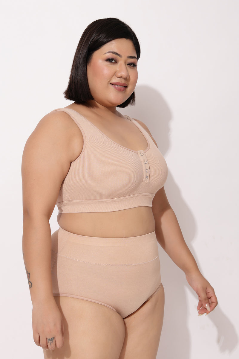 Cool Girl Nursing Bra - Skin