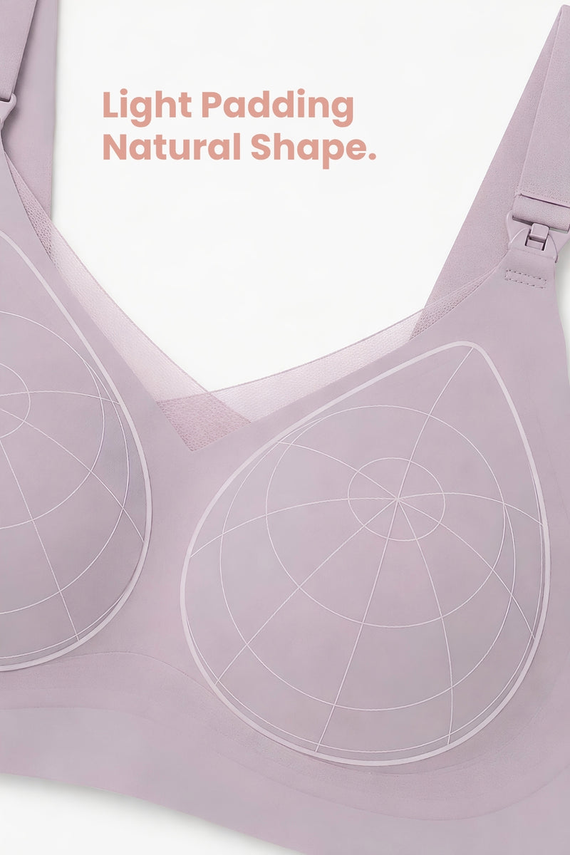 Sculpt & Lift Powermesh Nursing Bra - Lavender