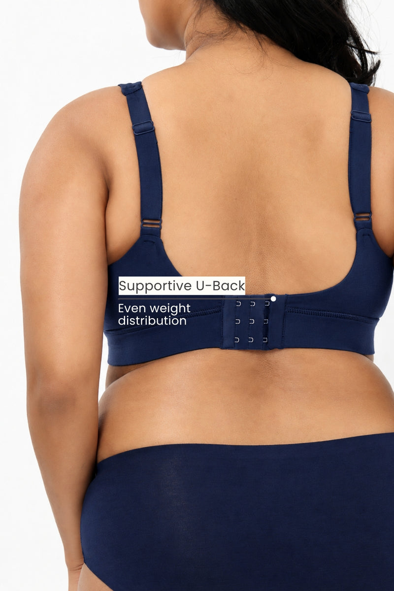 Natural Shape Modal Bra - Navy