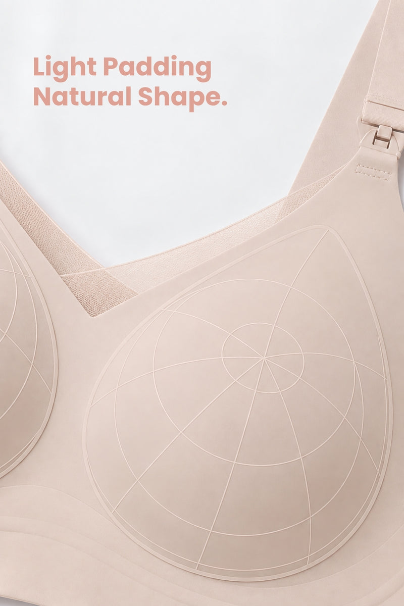 Sculpt & Lift Powermesh Nursing Bra - Blush