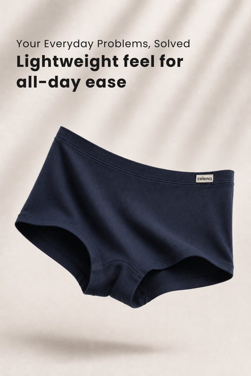 Pregnancy Panty – Over-the-Belly (Rib Textured) - Navy