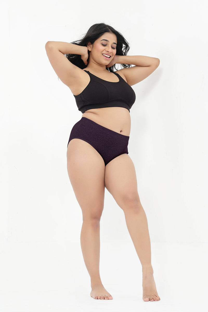 Riva Fine-Rib Cotton Feeding Bra - Black