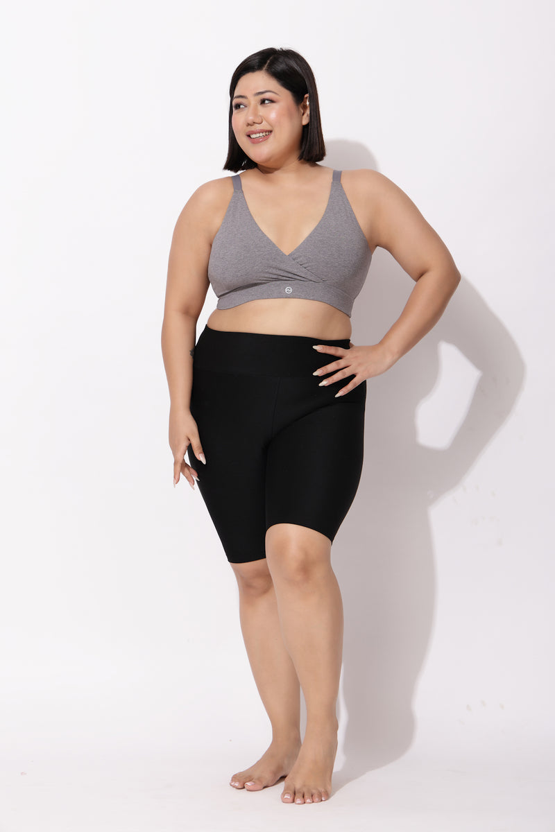 247 Extra Support Cotton Feeding Bra with Adjuster - Melange Anthrea