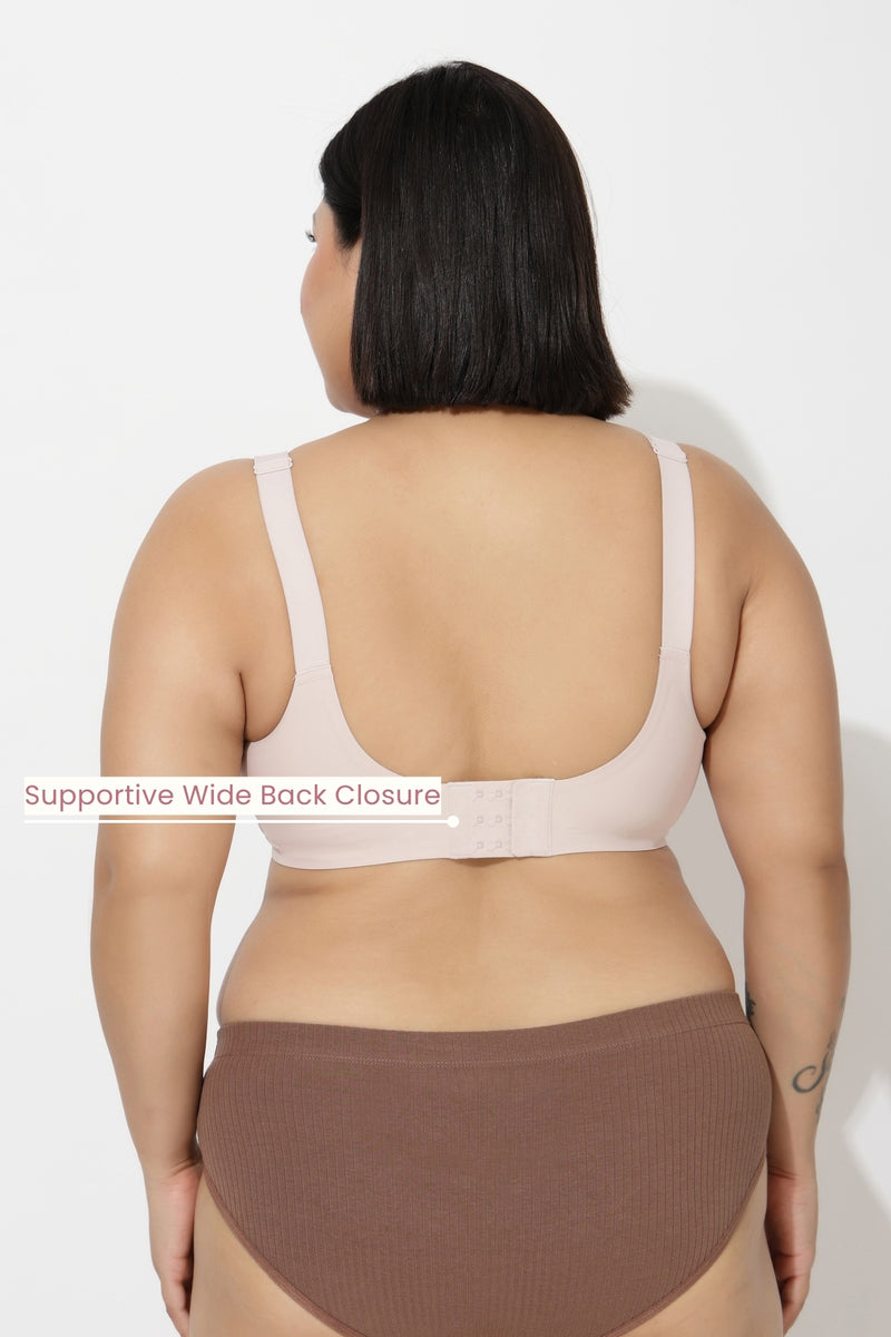 Sculpt & Lift Powermesh Nursing Bra - Blush
