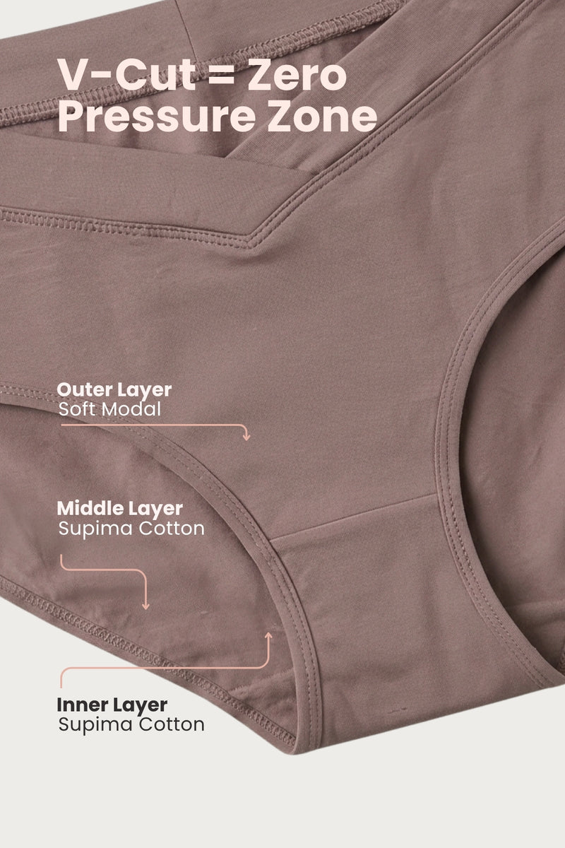 Modal C-Section Panty - Dark Skin