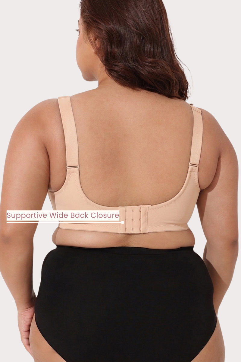 Sculpt & Lift Powermesh Nursing Bra - Champagne