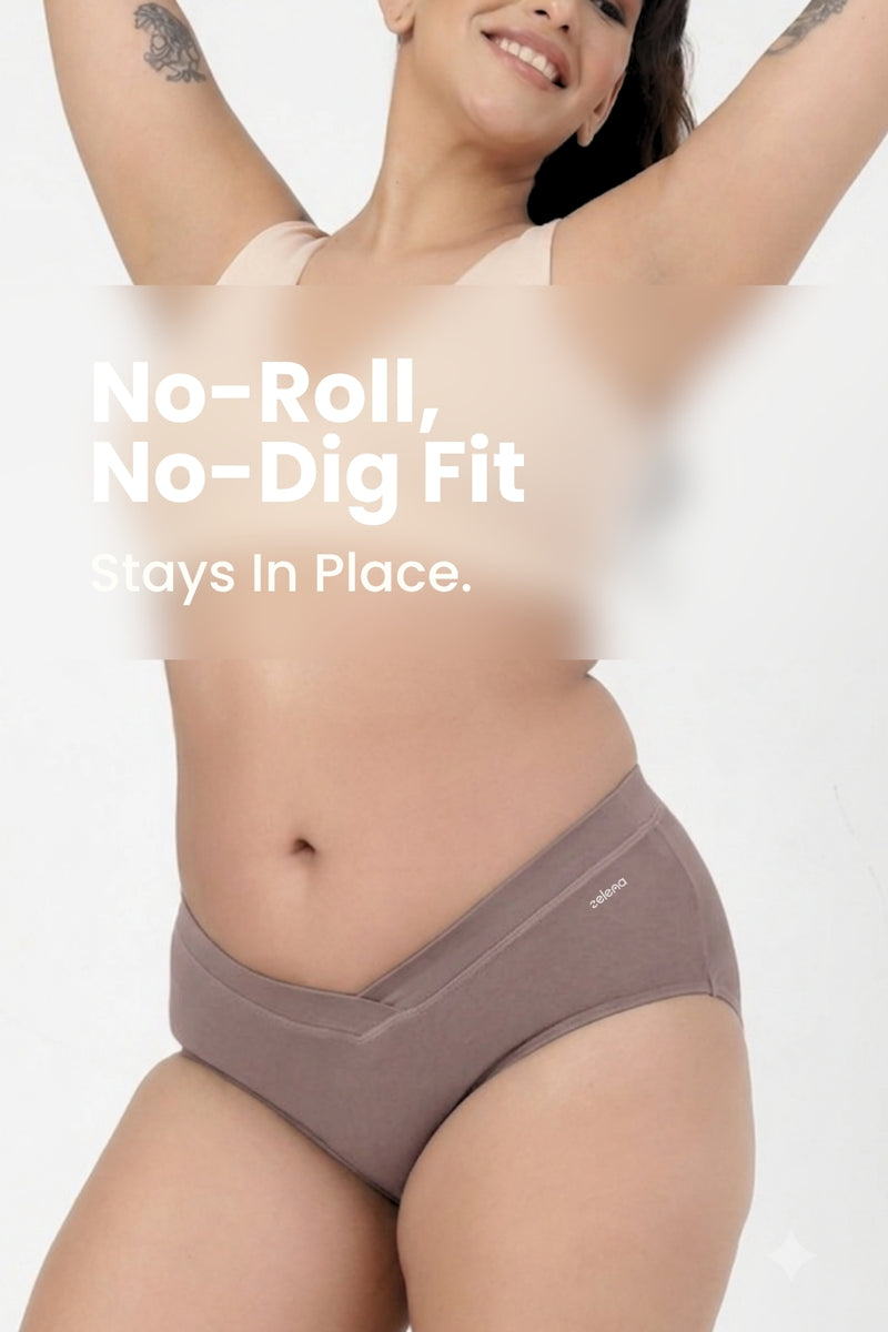 Modal C-Section Panty - Dark Skin
