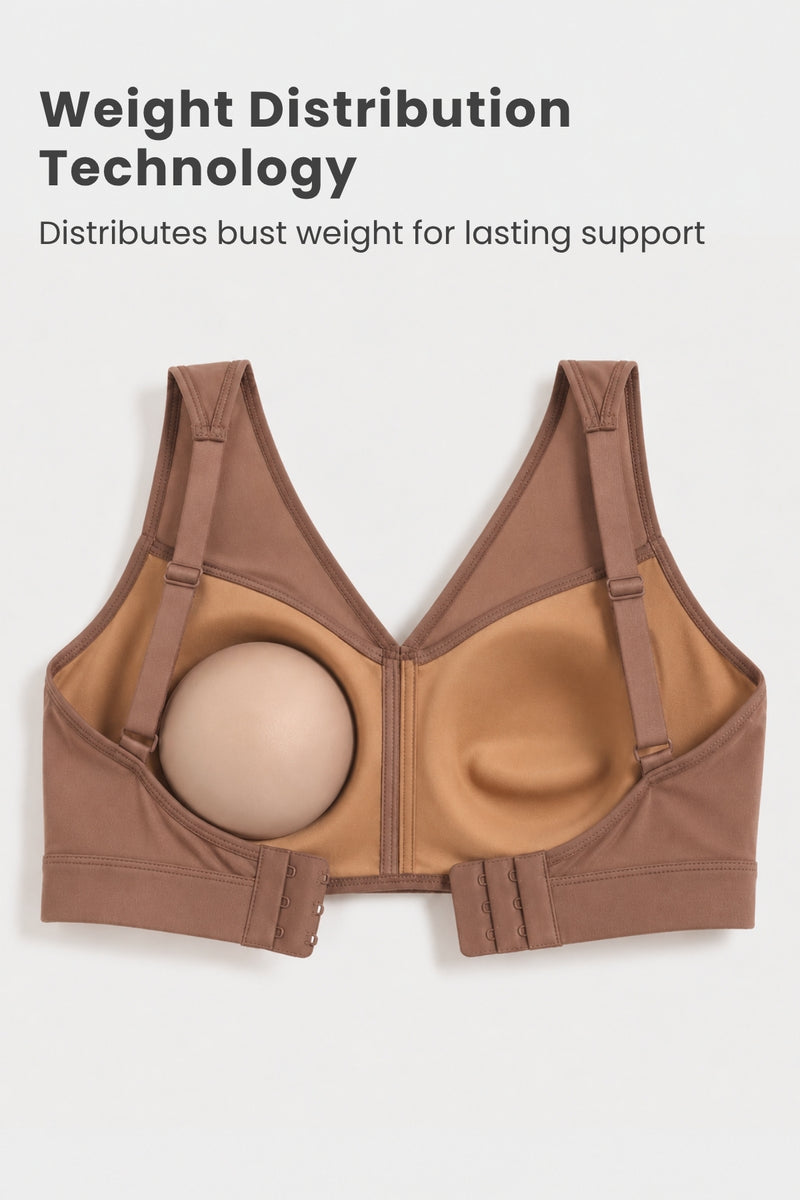 Sculpt & Lift Powermesh Bra - Brown