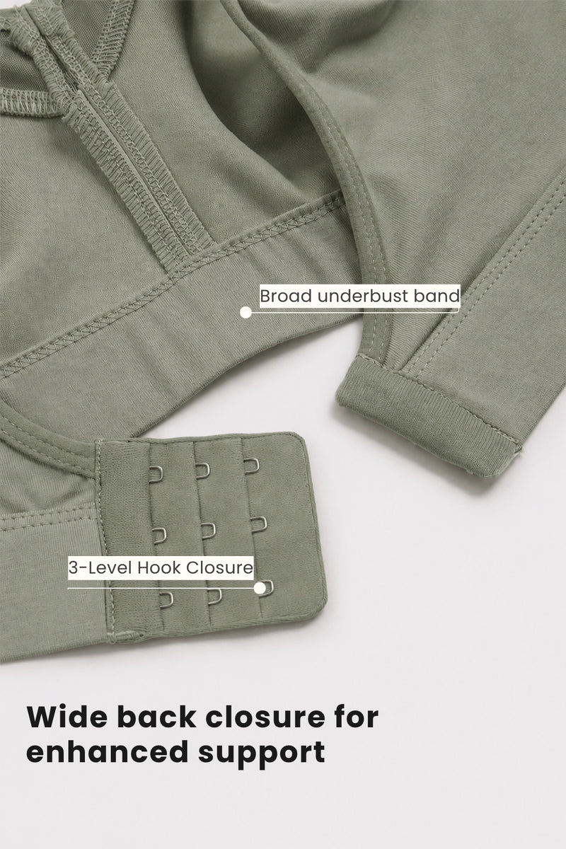 Sculpt & Lift Moulded Bra - Sage Green