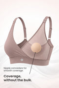 247 Extra Support Cotton Feeding Bra with Adjuster - Dark Skin