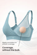 247 Extra Support Cotton Feeding Bra with Adjuster - Mint