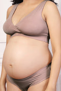 Woodrose Maternity Bra: Soft, breathable modal fabric moves with the body.