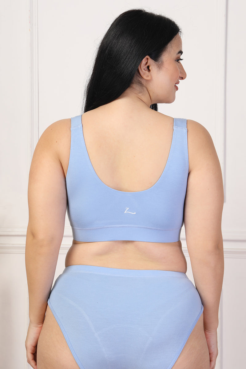 Close-up shows easy-access nursing clips for quick, effortless feeding.