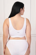 Close-up shows easy-access nursing clips for quick, effortless feeding.
