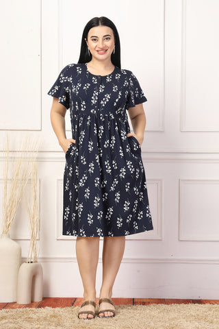 Everyday Bloom Maternity Zipless Feeding Dress