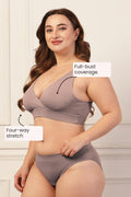 247 Extra Support Cotton Feeding Bra with Adjuster - Dark Skin