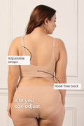 247 Extra Support Cotton Feeding Bra with Adjuster - Nude Almond