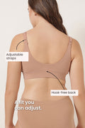 247 Extra Support Cotton Feeding Bra with Adjuster - Caramel