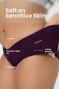 Modal C-Section Panty - Wine