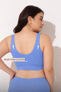 247 (Upgraded) Cornflower Blue Modal Padded Maternity Feeding Bra