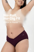 Modal C-Section Panty - Wine