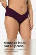 Modal C-Section Panty - Wine