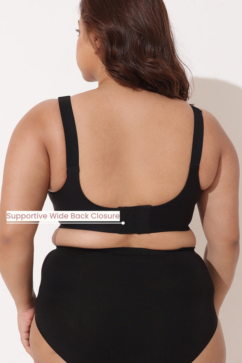 Sculpt & Lift Powermesh Nursing Bra - Onyx
