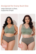 Sculpt & Lift Powermesh Bra - Sage Green