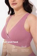 247 (Upgraded) Modal Padded Maternity Feeding Bra - Merlot