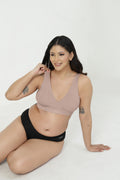 247 (Upgraded) Modal Padded Maternity Feeding Bra - Light Skin